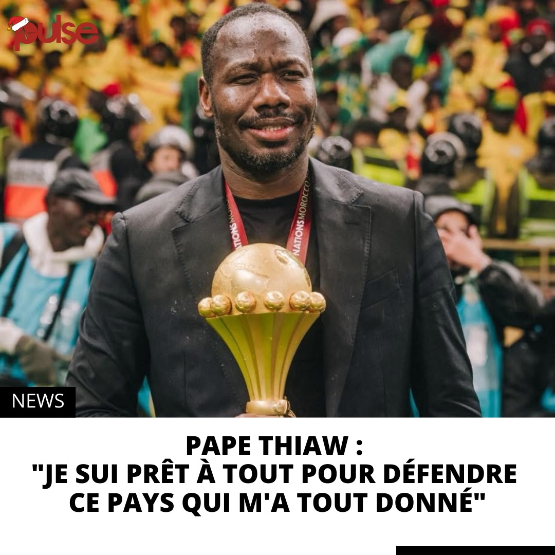 Les mots de Pape Thiaw, selectionneur du Sénégal